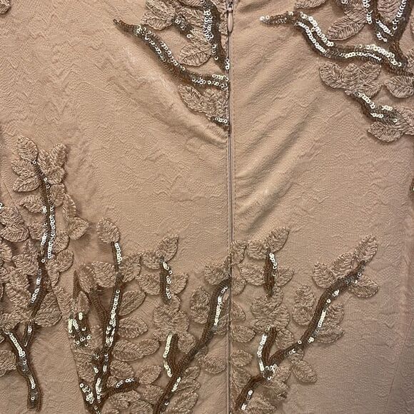 RALPH Lauren light pink woman’s beaded special occasion dress - Picture 10 of 16